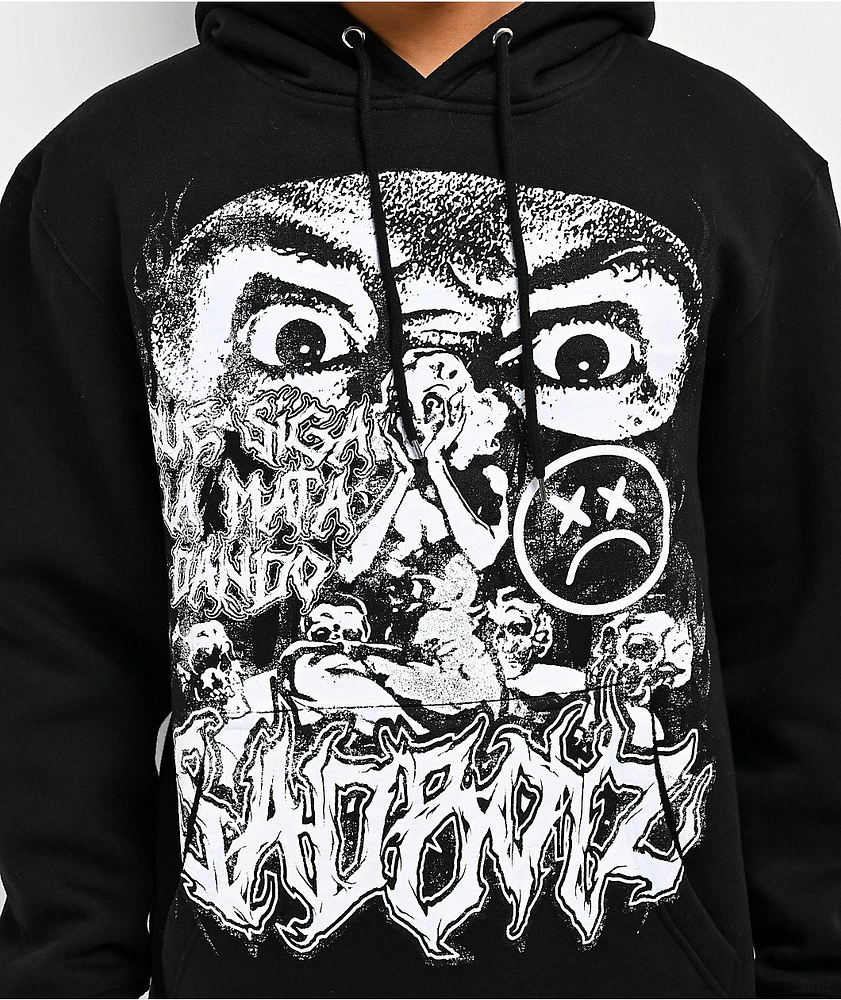 SAD BOYZ  by Junior H Eyes Black Hoodie