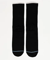 SAD BOYZ By Junior H Logo Black Crew Socks