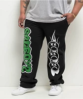 SAD BOYZ By Junior H Web Black Sweatpants