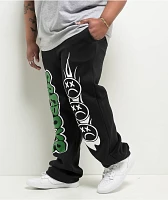 SAD BOYZ By Junior H Web Black Sweatpants