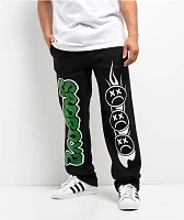 SAD BOYZ By Junior H Web Black Sweatpants