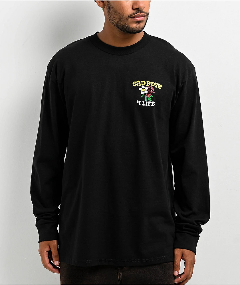 SAD BOYZ by Junior H 4 Life Black Long Sleeve T-Shirt