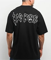 SAD BOYZ by Junior H Barbed Wire World Black T-Shirt