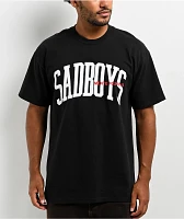 SAD BOYZ by Junior H Black Frown T-Shirt