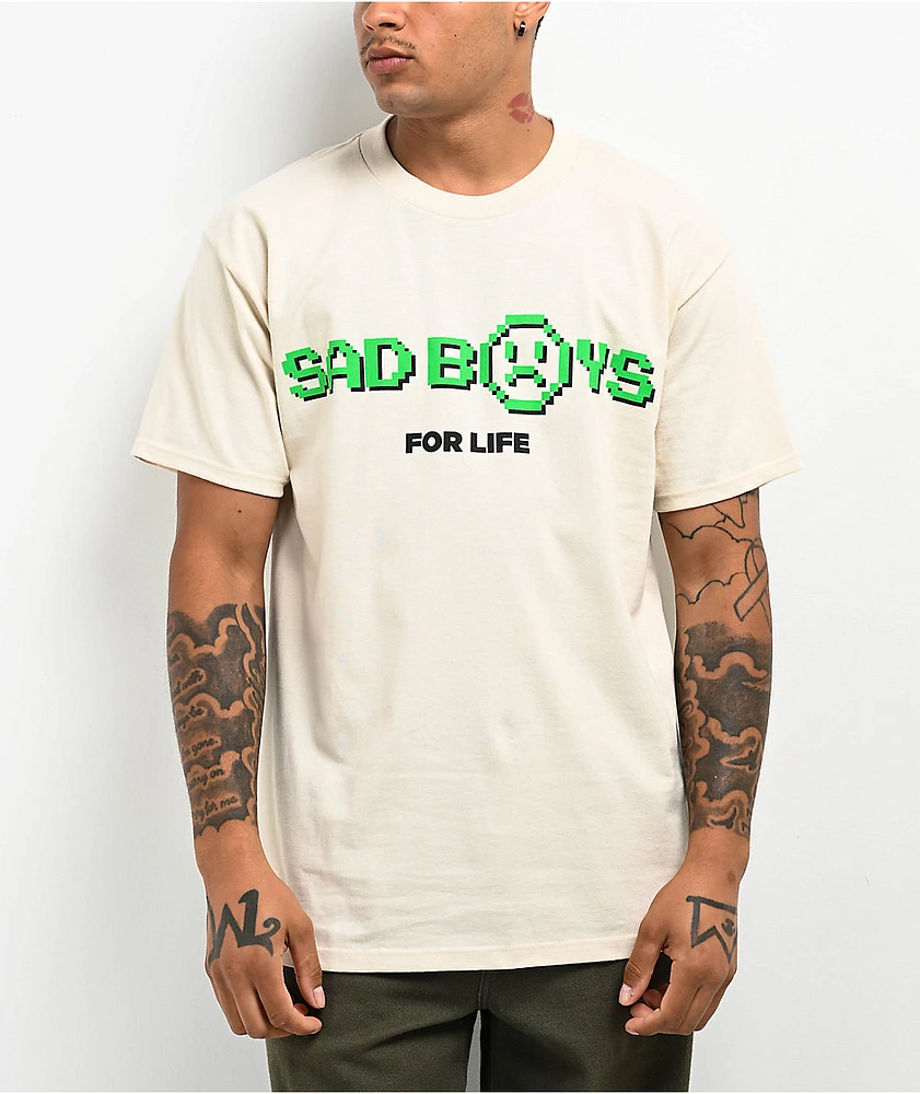 SAD BOYZ by Junior H Bot Natural T-Shirt