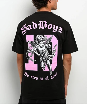SAD BOYZ by Junior H Diez Mi Amor Black T-Shirt
