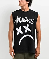 SAD BOYZ by Junior H Face Black Tank  Top