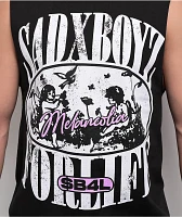 SAD BOYZ by Junior H Garden Black Tank Top