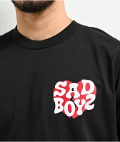 SAD BOYZ by Junior H Heart Black T-Shirt