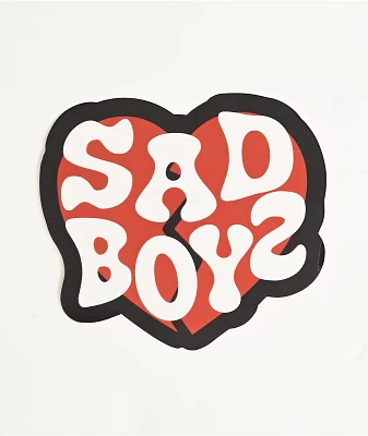 SAD BOYZ by Junior H Heart Sticker