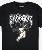 SAD BOYZ by Junior H Kids Arrow Black T-Shirt