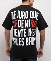 SAD BOYZ by Junior H La Cherry Black T-Shirt
