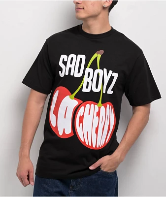 SAD BOYZ by Junior H La Cherry Black T-Shirt