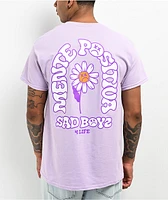 SAD BOYZ by Junior H Positiva Light Purple T-Shirt