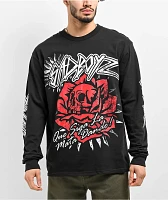 SAD BOYZ by Junior H Red Roses Long Sleeve T-Shirt