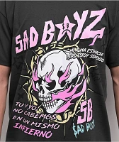 SAD BOYZ by Junior H Sad Starz Charcoal T-Shirt