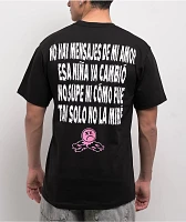 SAD BOYZ by Junior H Y Lloro Black T-Shirt
