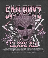 SADBOYZ by Junior H Kids Clave Ali Charcoal T-Shirt