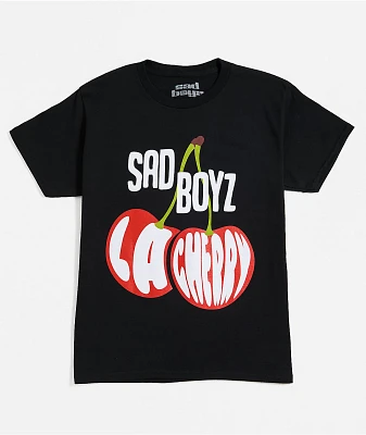 SADBOYZ by Junior H Kids La Cherry Black T-Shirt