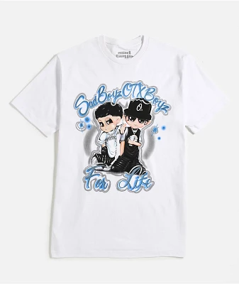 SADBOYZ by Junior H x OTXBOYZ Precious White T-Shirt