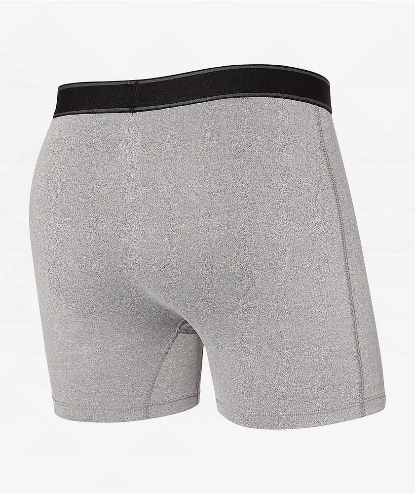 SAXX Daytripper Heather Grey Boxer Briefs