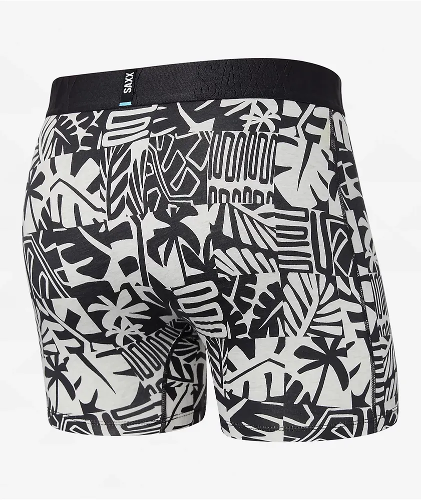 SAXX Droptemp Cooling Cotton Beach Tiles Boxer Briefs