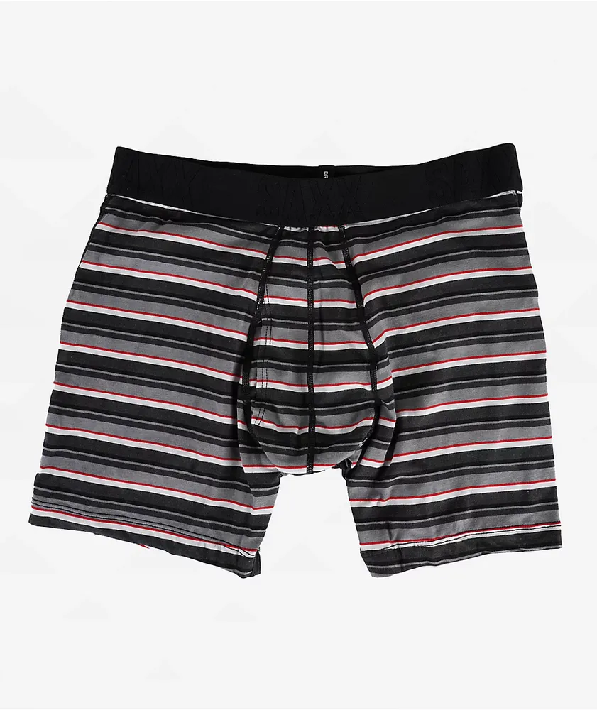 Saxx DROPTEMP™ Cooling Cotton 1 Pack Boxer Briefs - College Stripe