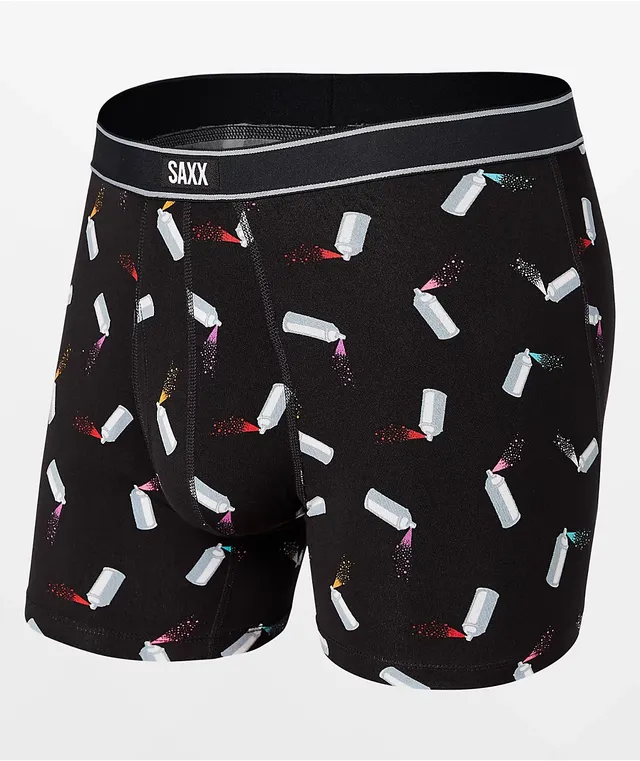 SAXX Black Polka Camo Boxer Briefs