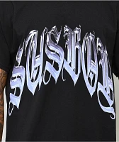 SUS BOY Black Letter Black T-Shirt