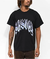 SUS BOY Black Letter Black T-Shirt