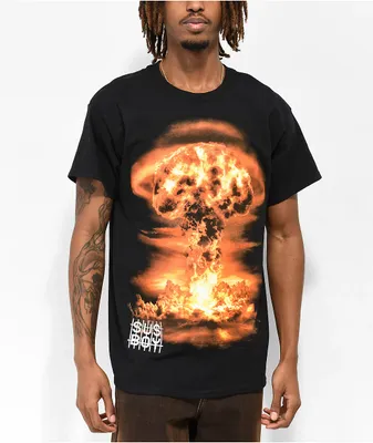 SUS BOY Mushroom Cloud Black T-Shirt