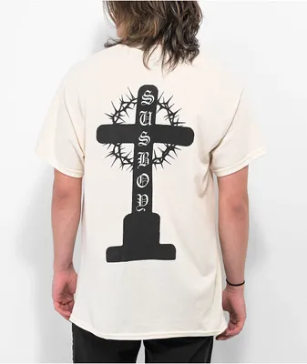 SUS BOY Tombstone Natural T-Shirt