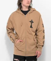 SUS BOY Tombstone Tan Zip Hoodie