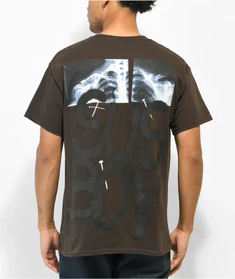 SUS BOY X-Ray Dark Brown T-Shirt