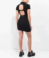 SWIXXZ Best Wishes Black Buckle Dress