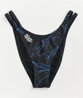 SWIXXZ Blue Thunder High Leg Bikini Bottom