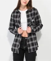 SWIXXZ Chrome Black & White Flannel Shirt