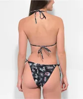SWIXXZ Chrome Black Triangle Bikini Top
