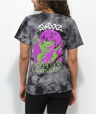 SWIXXZ Gargoyle Black Tie Dye T-Shirt