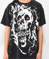 SWIXXZ Grunge Black Wash T-Shirt