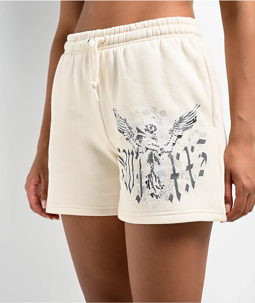 SWIXXZ Heavenly Ivory Sweat Shorts