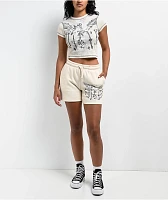 SWIXXZ Heavenly Ivory Sweat Shorts