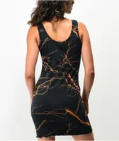 SWIXXZ Lightning Black Bodycon Dress