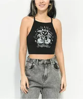 SWIXXZ Lil Devil Black Halter Top