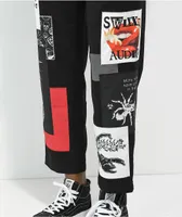 SWIXXZ Punk Patched Set Black Pants