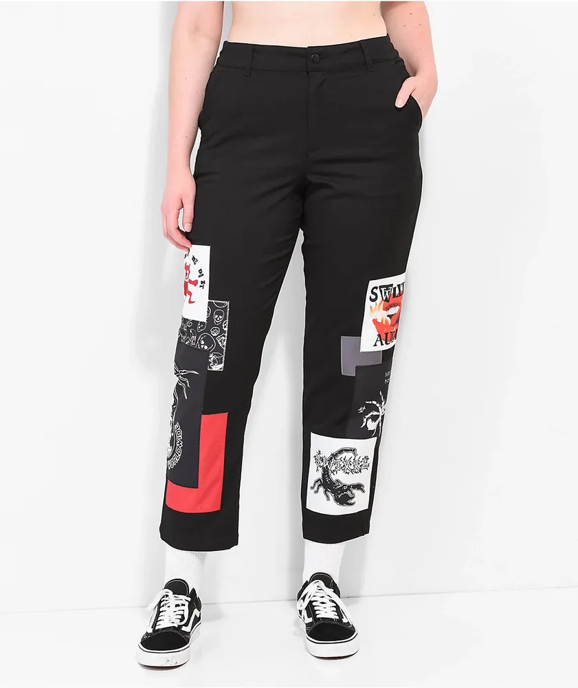 SWIXXZ Punk Patched Set Black Pants