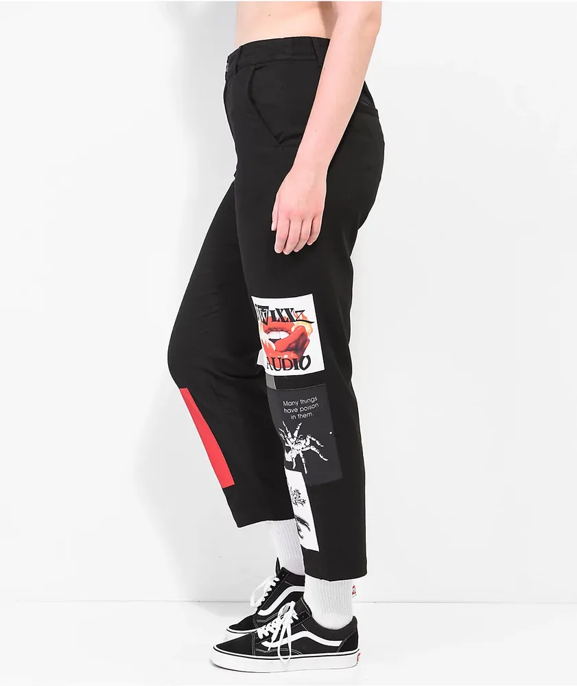 SWIXXZ Punk Patched Set Black Pants