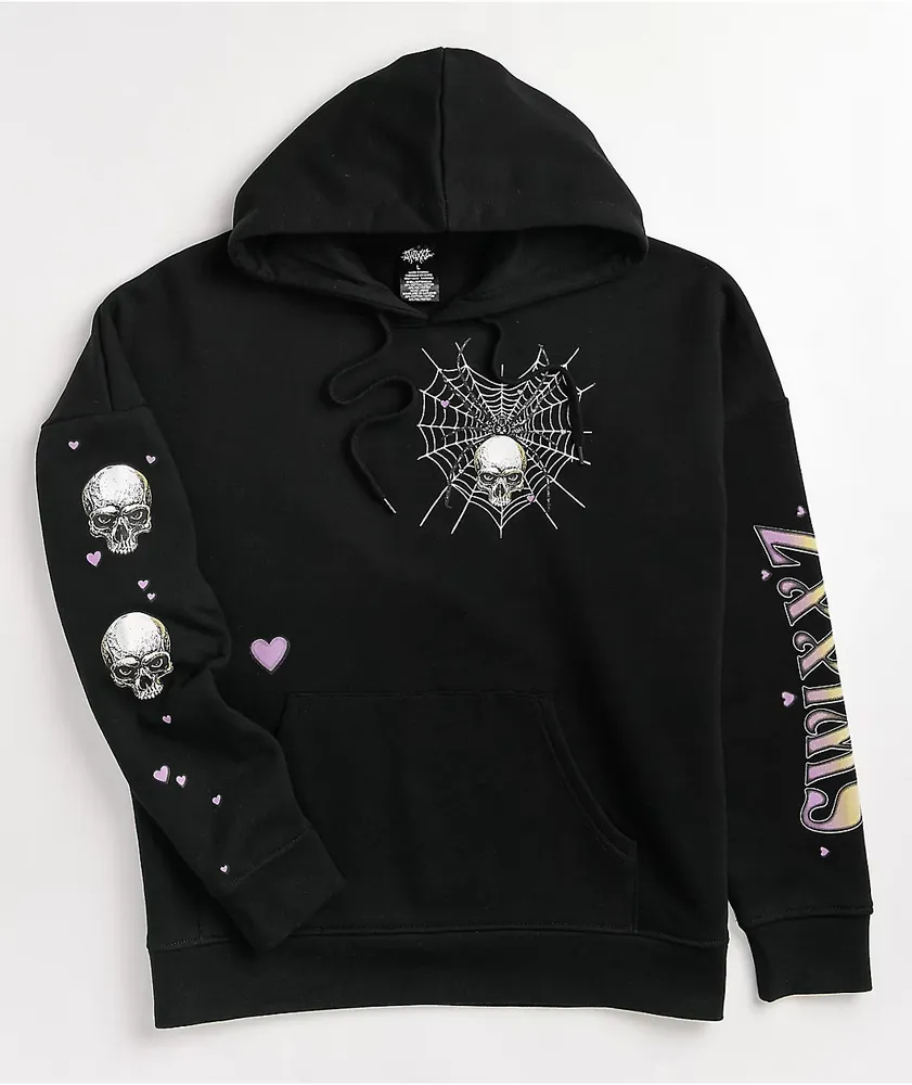 SWIXXZ Tangled Skull Black Hoodie