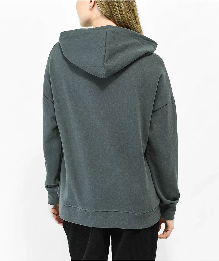 SWIXXZ by Maggie Lindemann Butterfly Chrome Grey Hoodie