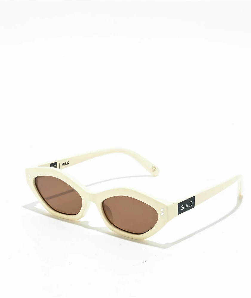 Sad Milk Cream Sunglasses